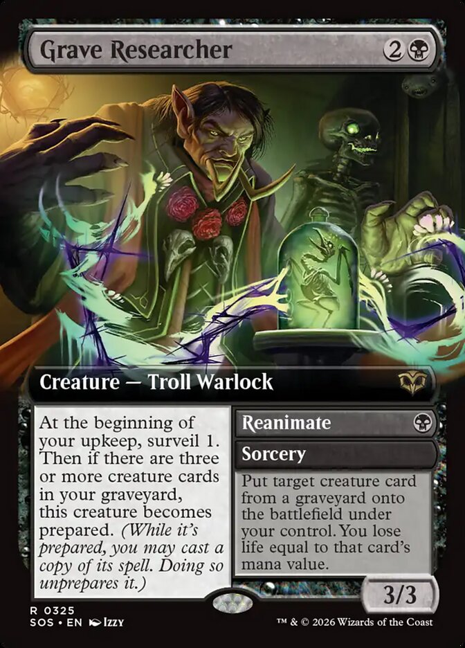 Grave Researcher // Reanimate, Secrets of Strixhaven · 0325