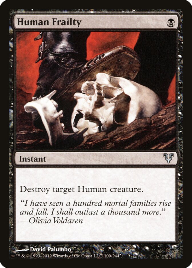 Human Frailty, Avacyn Restored · 109/244