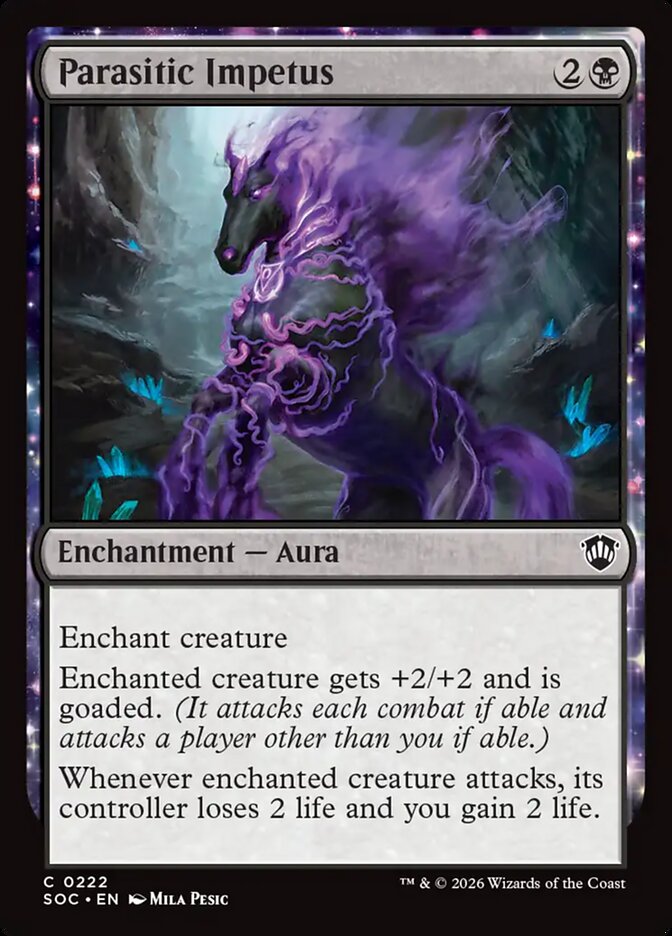 Parasitic Impetus, Secrets of Strixhaven Commander · 0222
