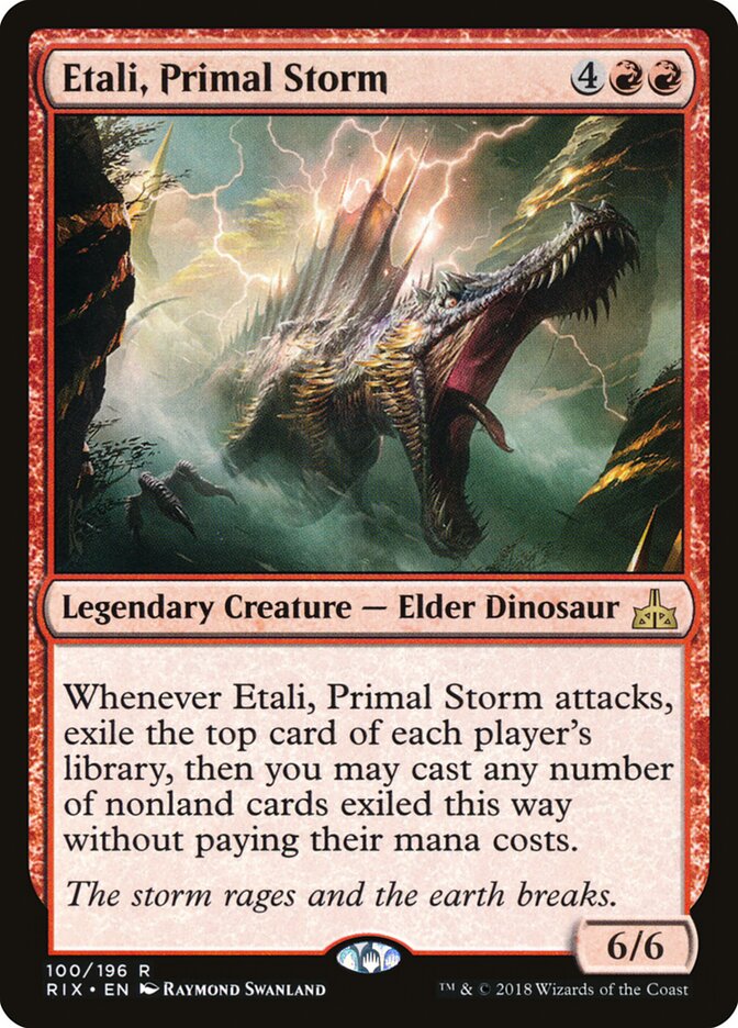 Etali, Primal Storm, Rivals of Ixalan · 100/196