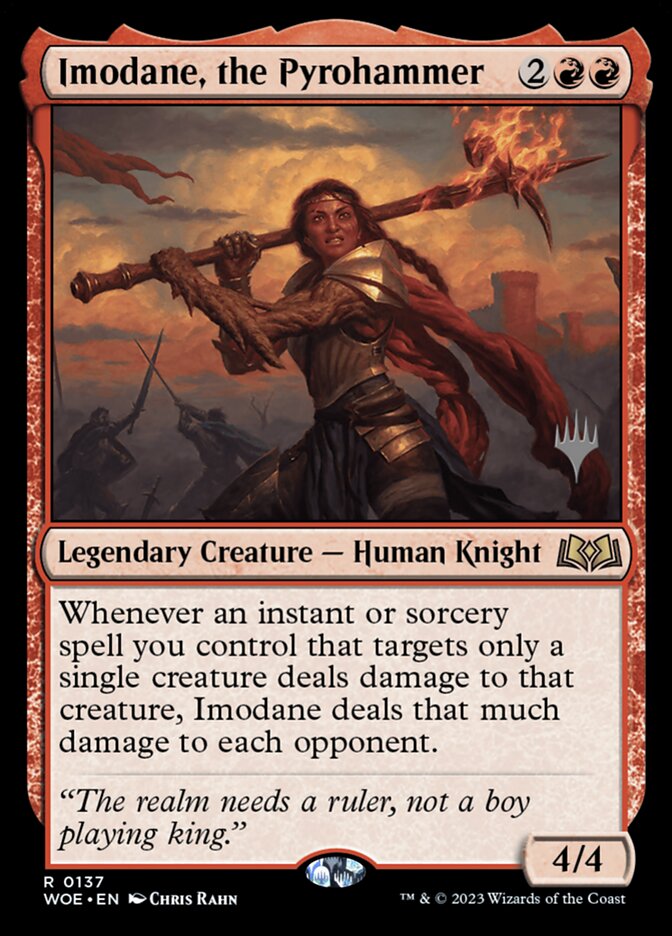 Imodane, the Pyrohammer, Wilds of Eldraine Promos · 0137
