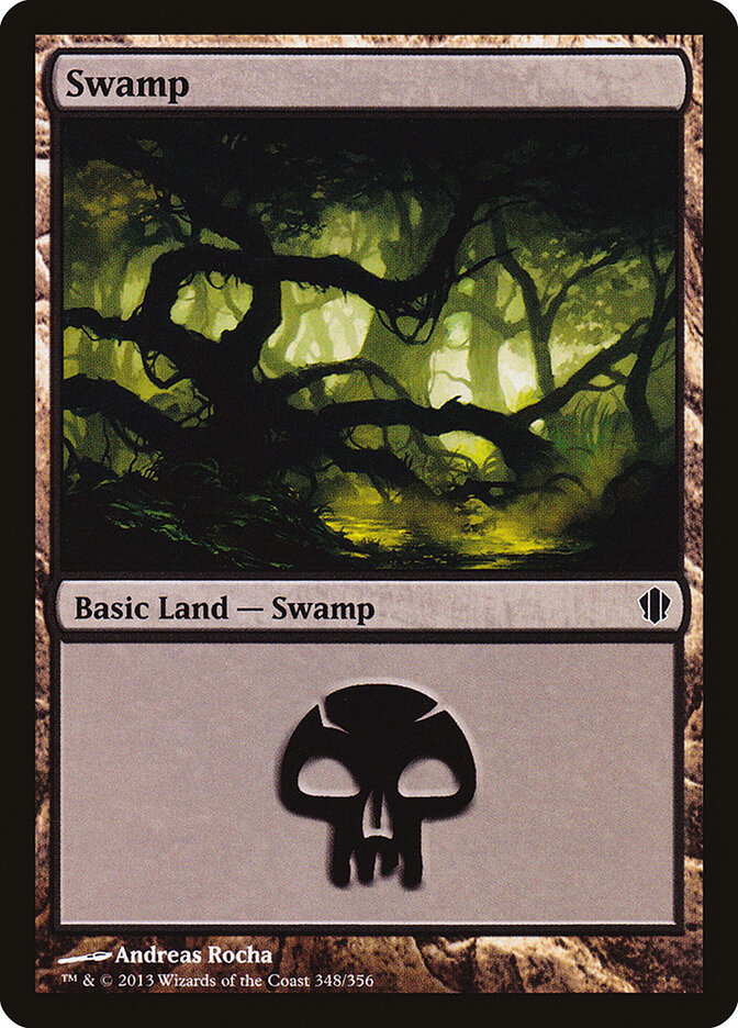 Swamp, Commander 2013 · 348/356