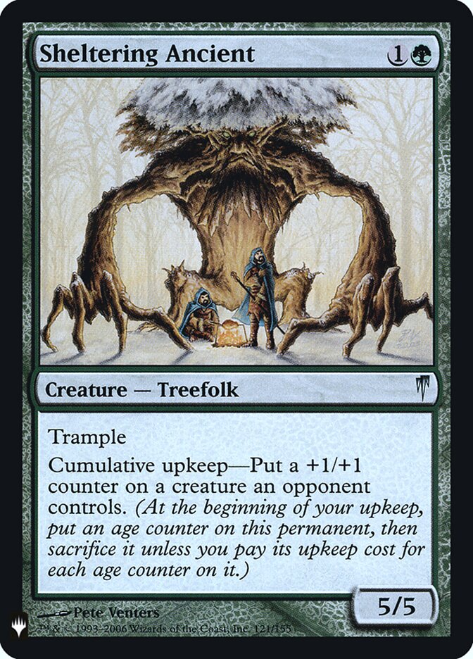 Sheltering Ancient, The List · csp-121