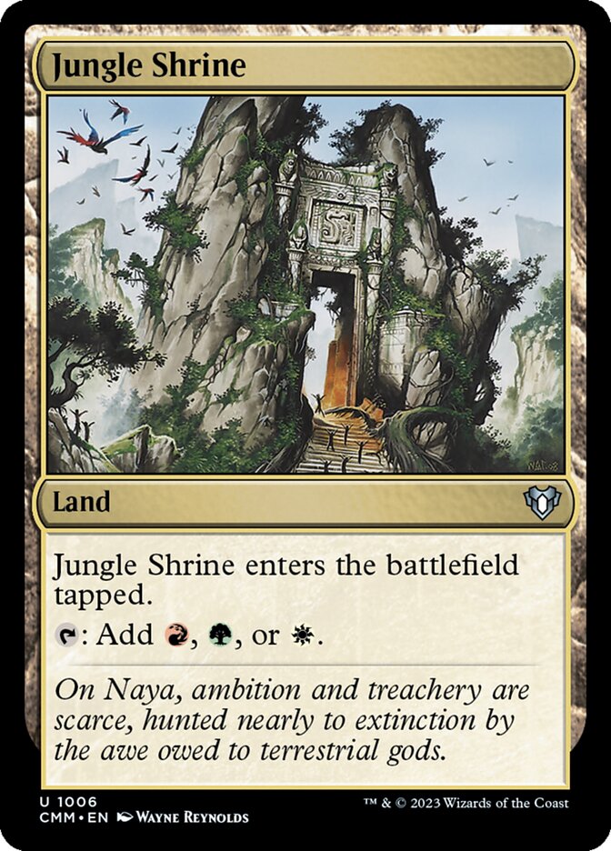 Jungle Shrine, Commander Masters · 1006