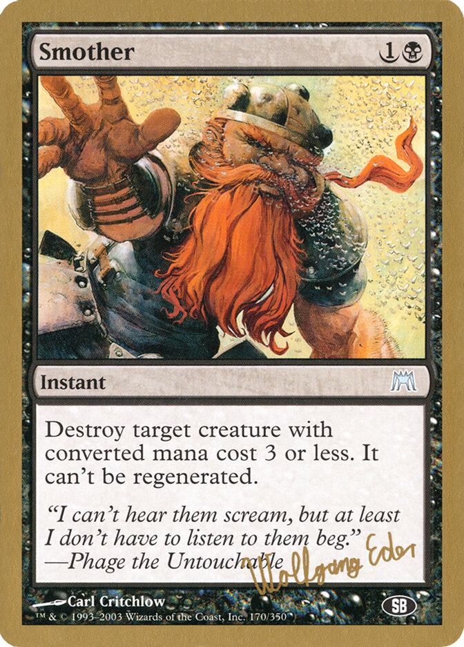 Smother, World Championship Decks 2003 · we170sb