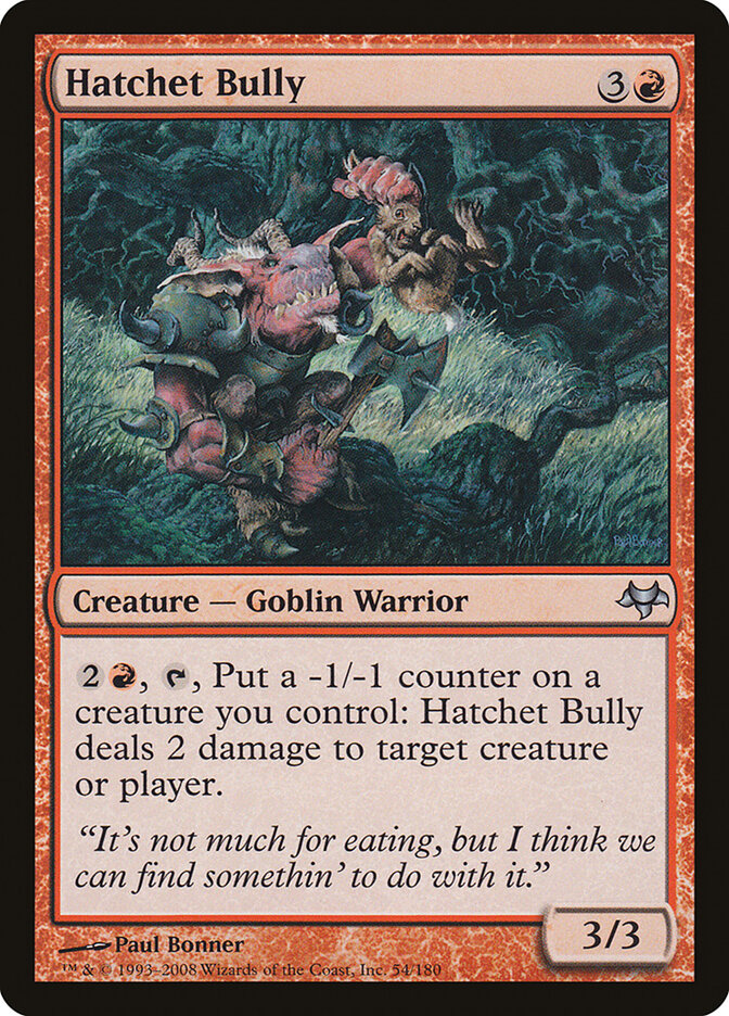 Hatchet Bully, Eventide · 54/180