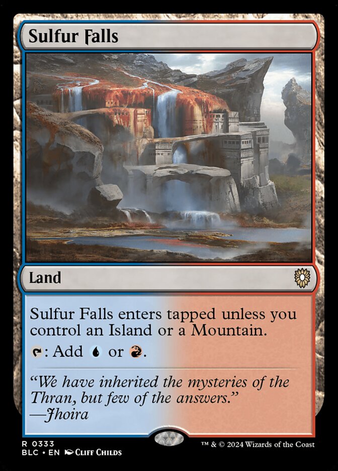 Sulfur Falls, Bloomburrow Commander · 0333