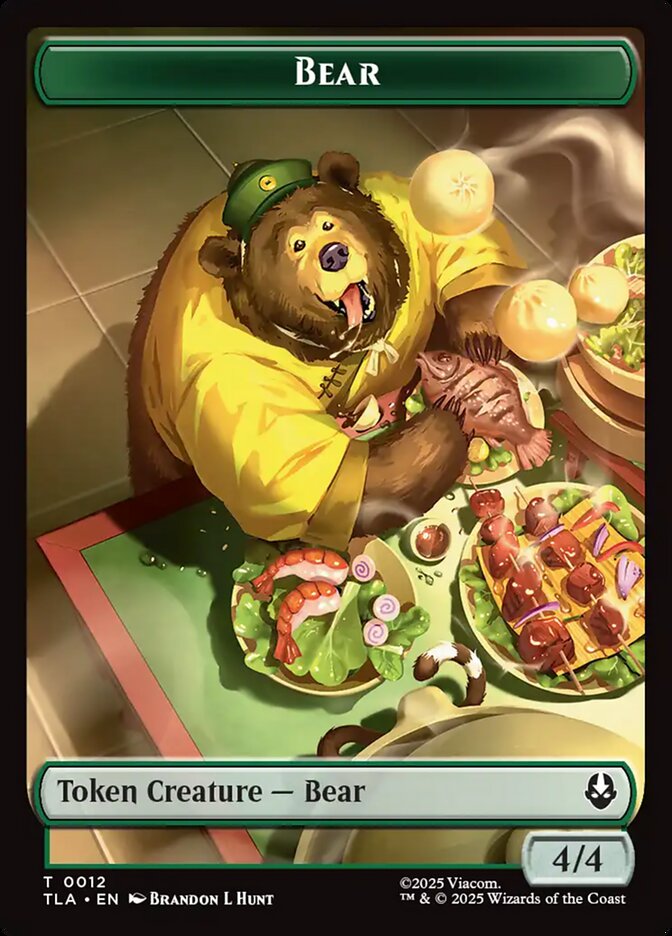 Bear, Avatar: The Last Airbender Tokens · 0012