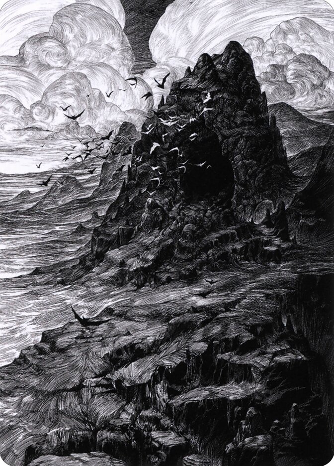 Mountain // Mountain, Crimson Vow Art Series · 080