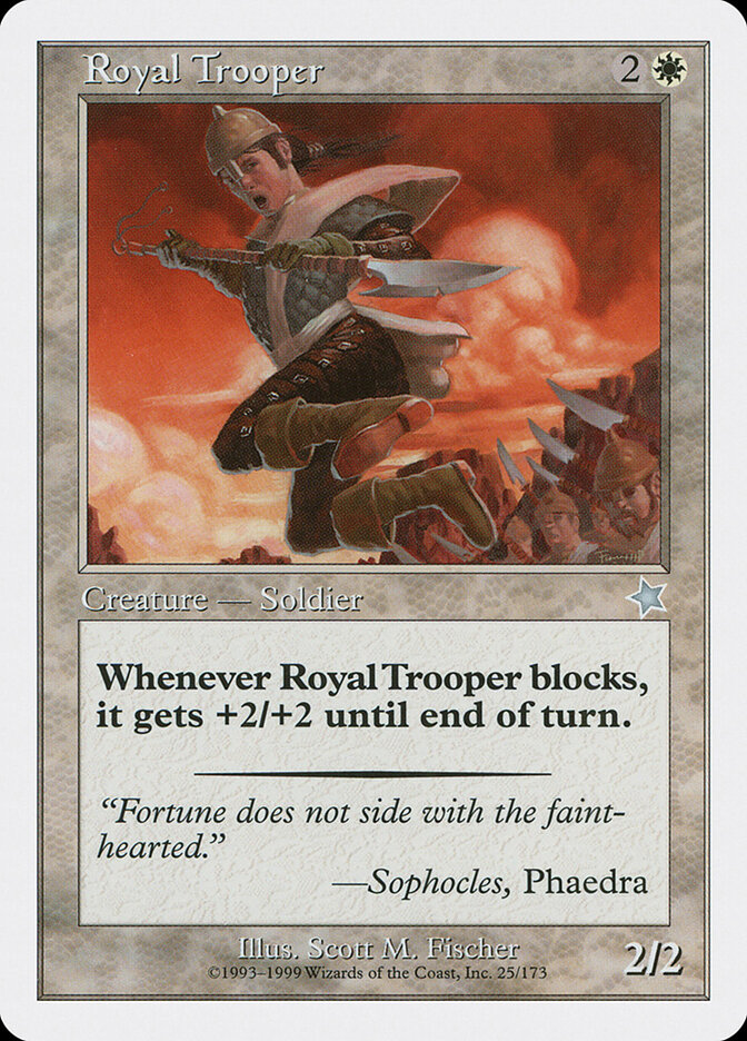 Royal Trooper, Starter 1999 · 25/173