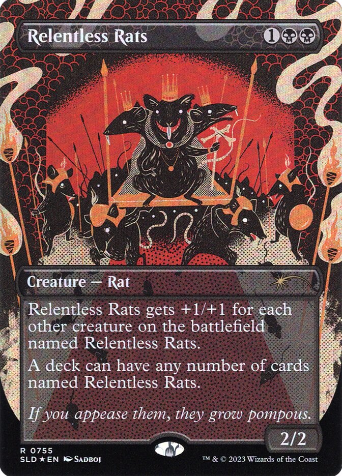 Relentless Rats, Secret Lair Drop · 755