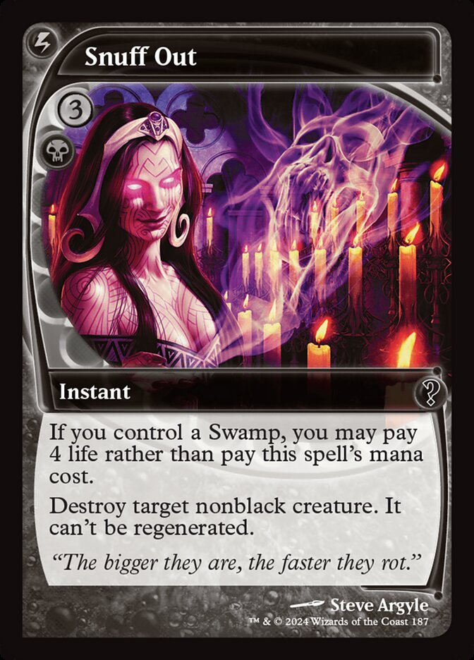 Snuff Out, Mystery Booster 2 · 0187