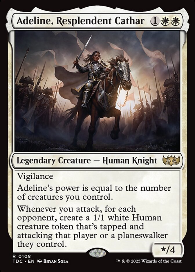 Adeline, Resplendent Cathar, Tarkir: Dragonstorm Commander · 0108