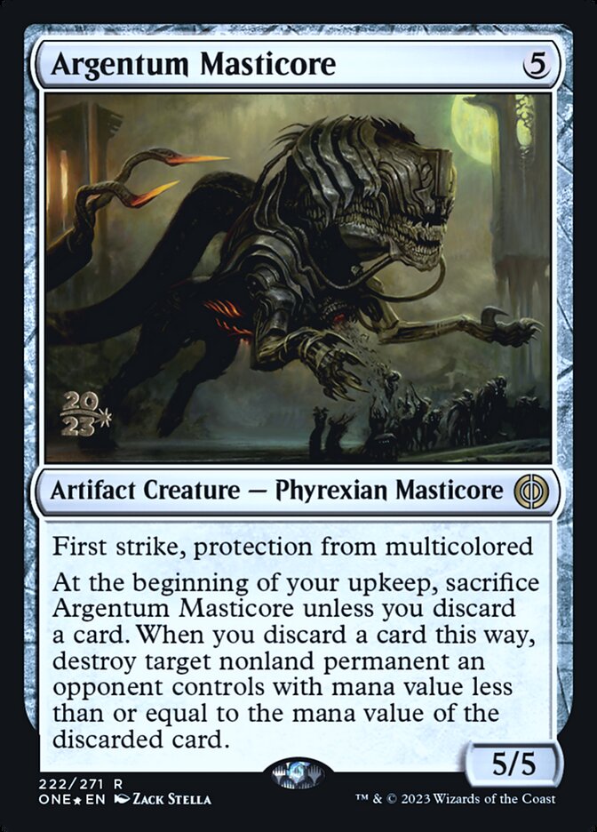 Argentum Masticore, Phyrexia: All Will Be One Promos · 222/271