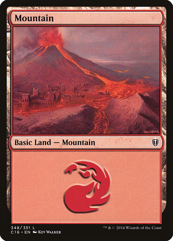 Mountain, Commander 2016 · 348/351