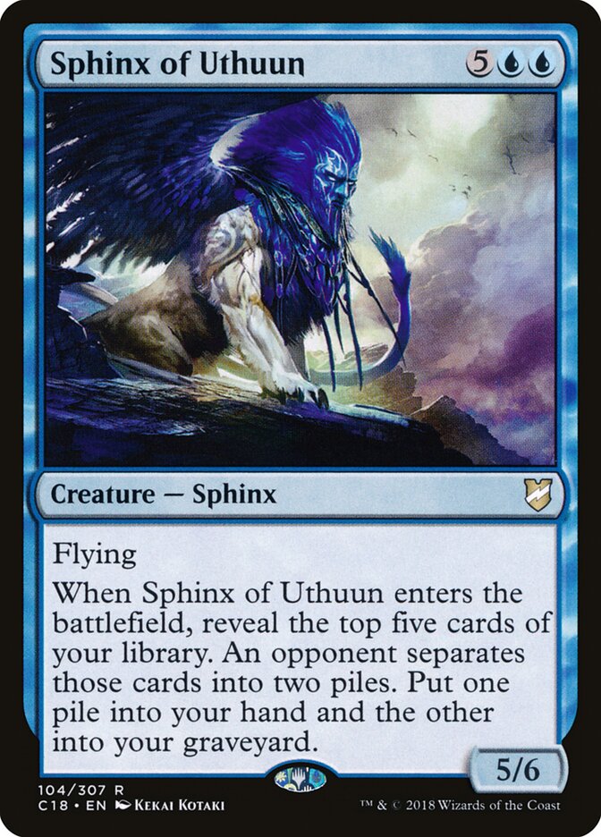 Sphinx of Uthuun, Commander 2018 · 104/307