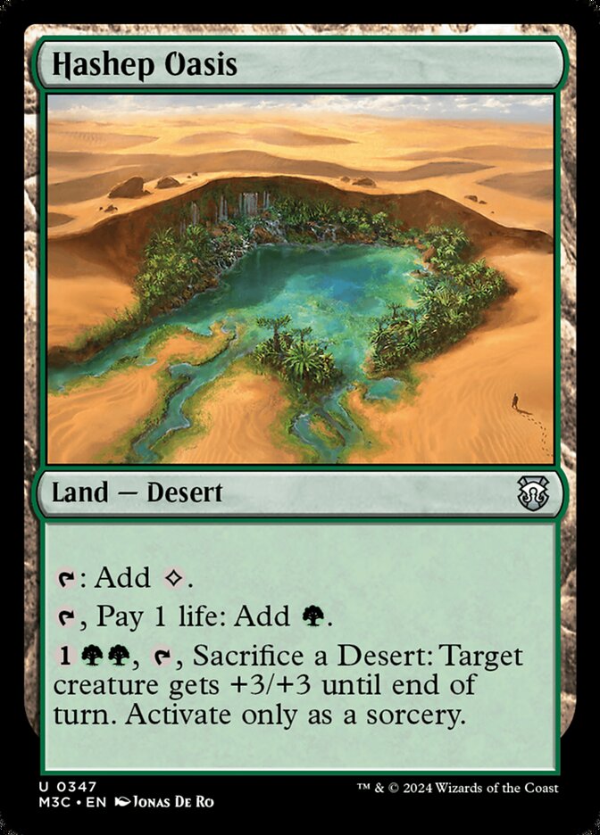 Hashep Oasis, Modern Horizons 3 Commander · 0347