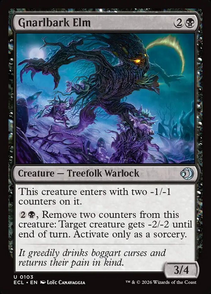 Gnarlbark Elm, Lorwyn Eclipsed · 0103