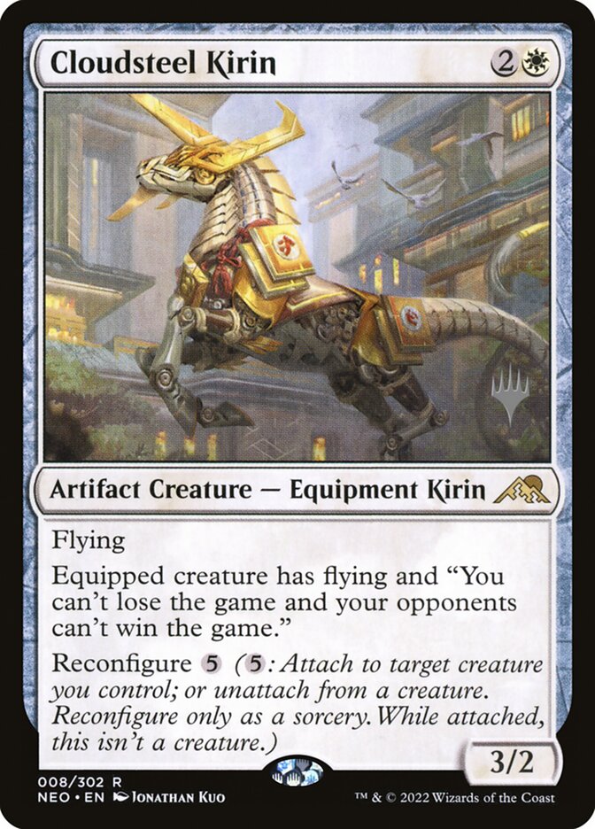 Cloudsteel Kirin, Kamigawa: Neon Dynasty Promos · 008/302