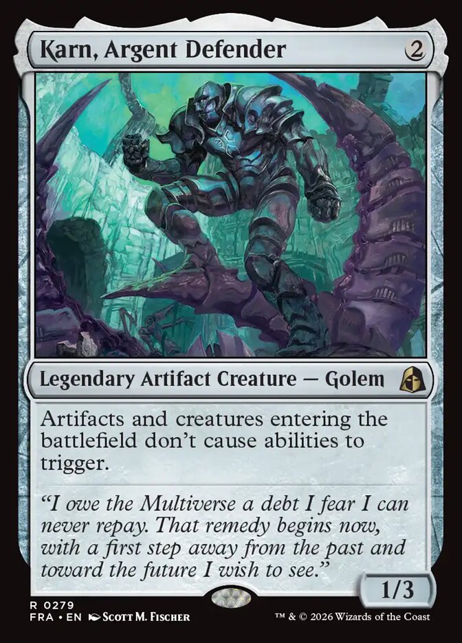Karn, Argent Defender, Reality Fracture · 0279