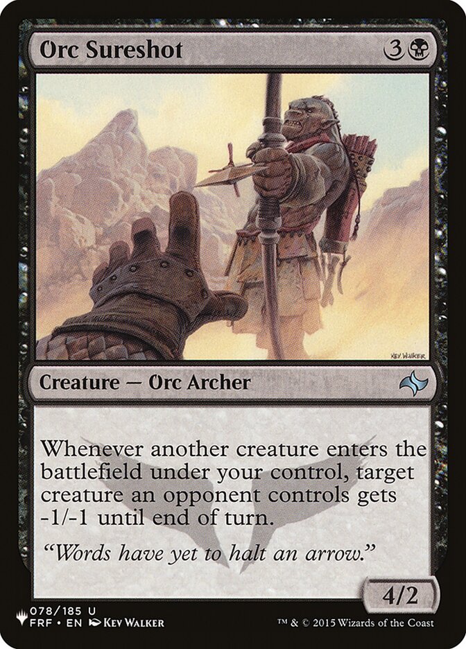 Orc Sureshot, The List · frf-78
