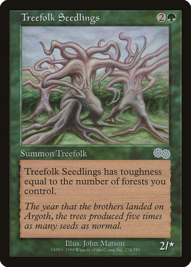 Treefolk Seedlings, Urza's Saga · 278/350