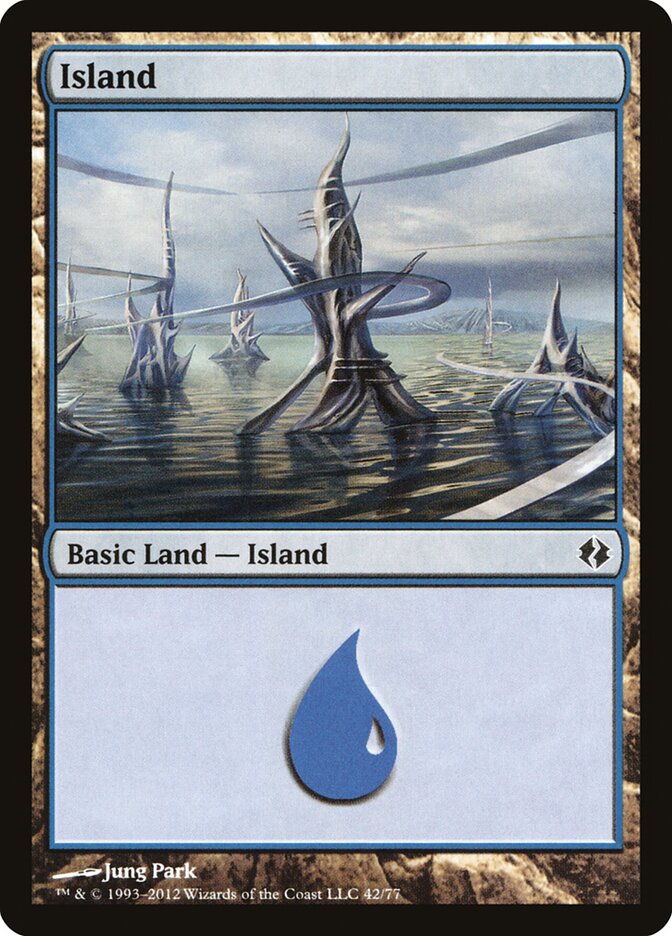 Island, Duel Decks: Venser vs. Koth · 42/77