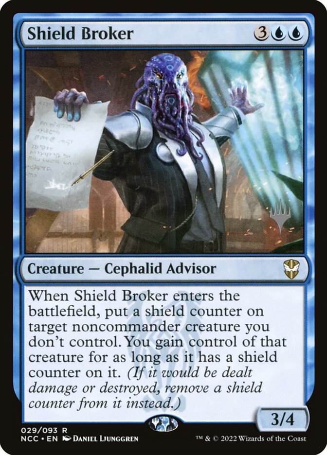 Shield Broker, New Capenna Commander Promos · 029/093