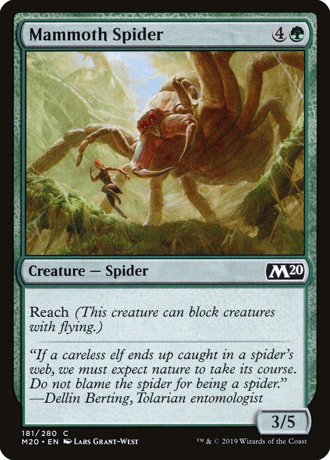 Mammoth Spider, Core Set 2020 · 181/280