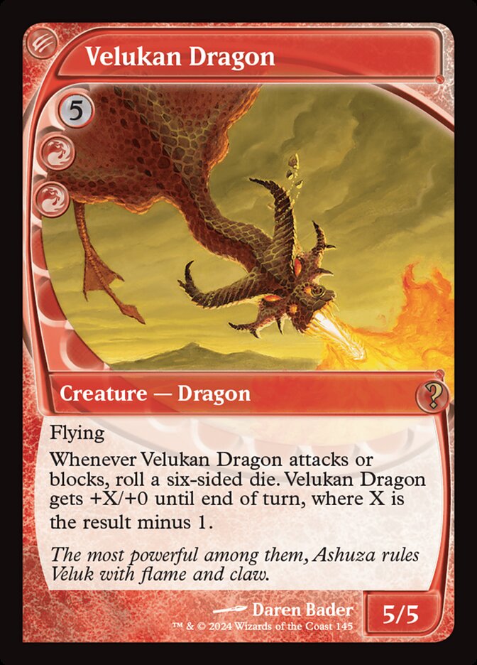 Velukan Dragon, Mystery Booster 2 · 0145