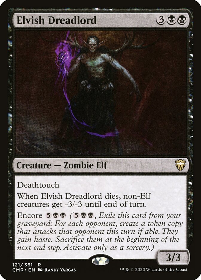 Elvish Dreadlord, Commander Legends · 121/361