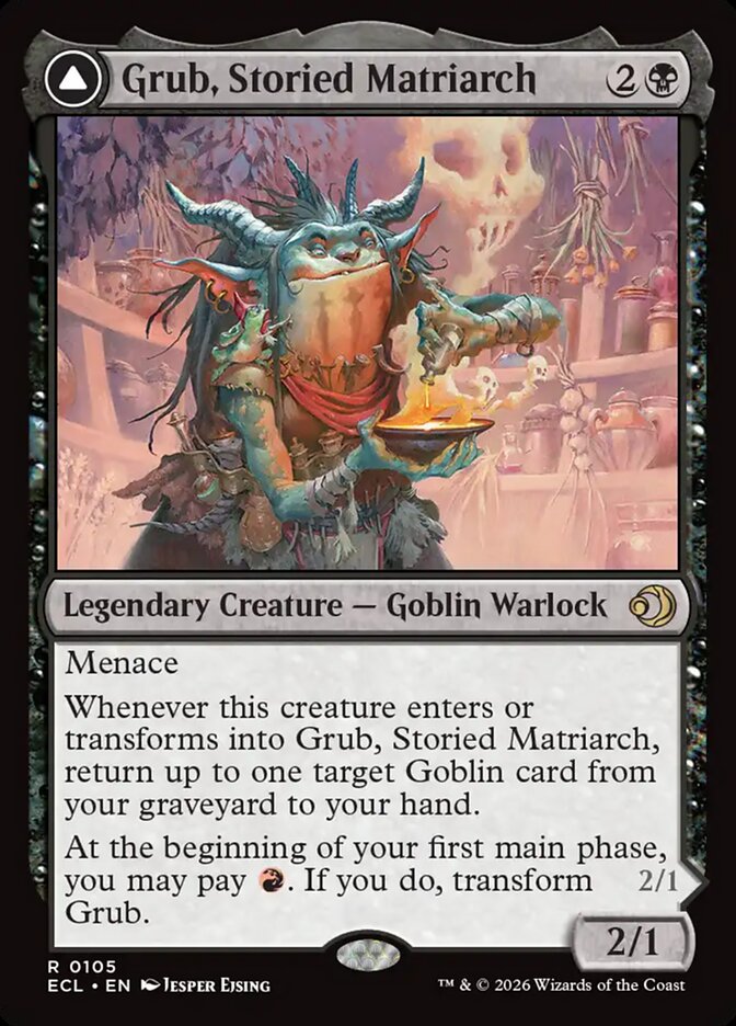 Grub, Storied Matriarch // Grub, Notorious Auntie, Lorwyn Eclipsed · 0105