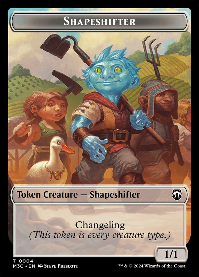 Shapeshifter, Modern Horizons 3 Commander Tokens · 0004