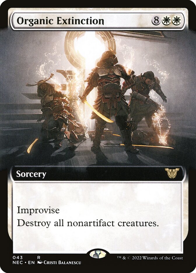 Organic Extinction, Neon Dynasty Commander · 043