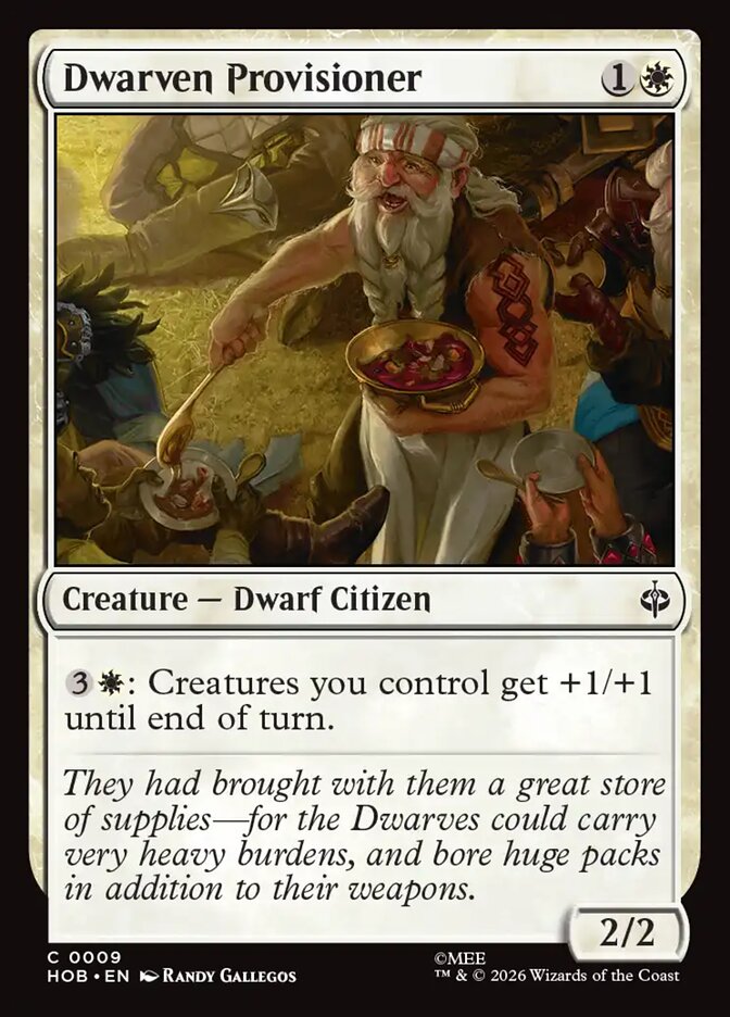 Dwarven Provisioner, The Hobbit · 0009