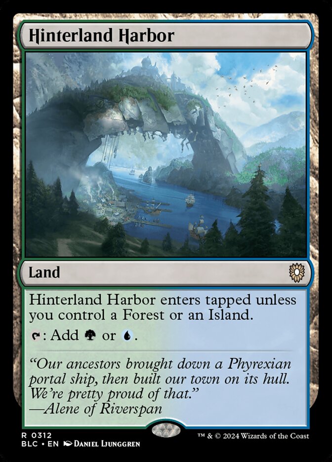 Hinterland Harbor, Bloomburrow Commander · 0312