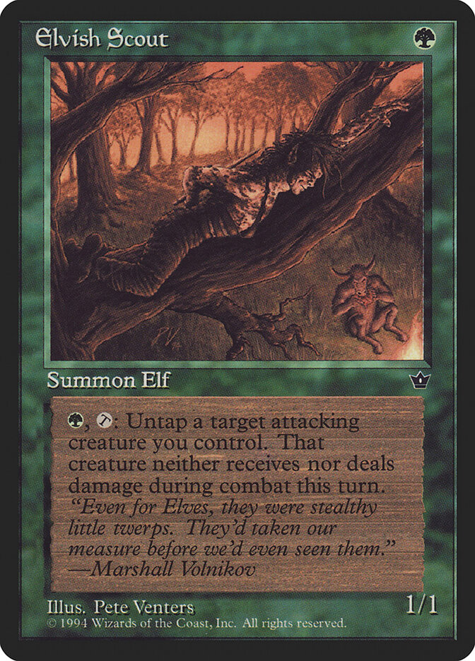 Elvish Scout, Fallen Empires · 68b