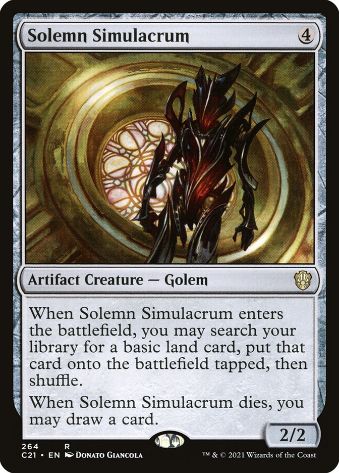 Solemn Simulacrum, Commander 2021 · 264