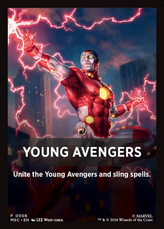 Young Avengers, Marvel Super Heroes Jumpstart Front Cards · 0008