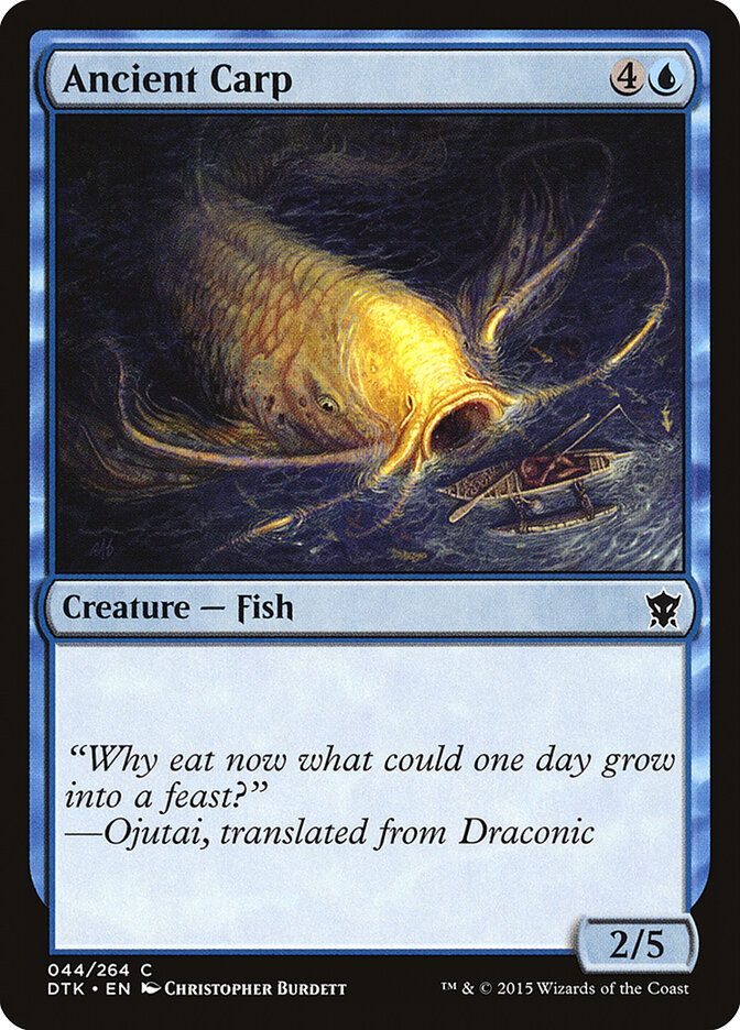 Ancient Carp, Dragons of Tarkir · 044/264