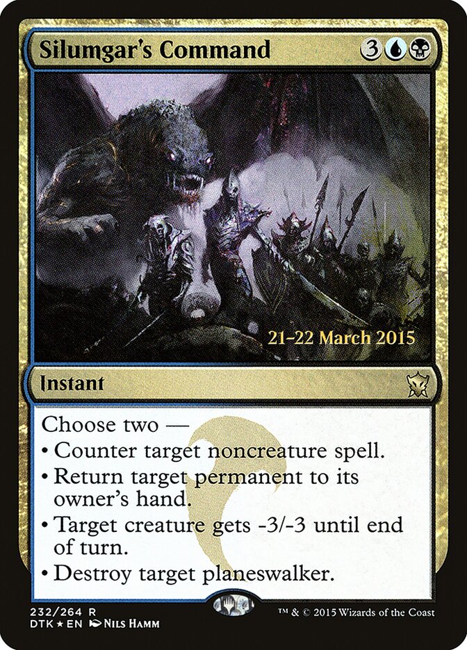 Silumgar's Command, Dragons of Tarkir Promos · 232/264