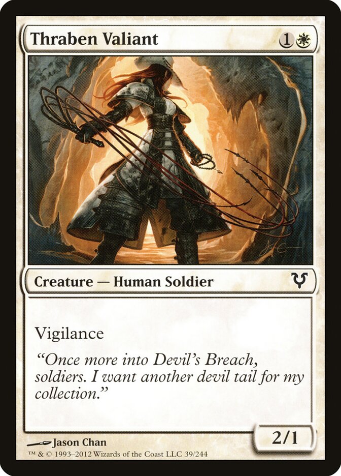 Thraben Valiant, Avacyn Restored · 39/244
