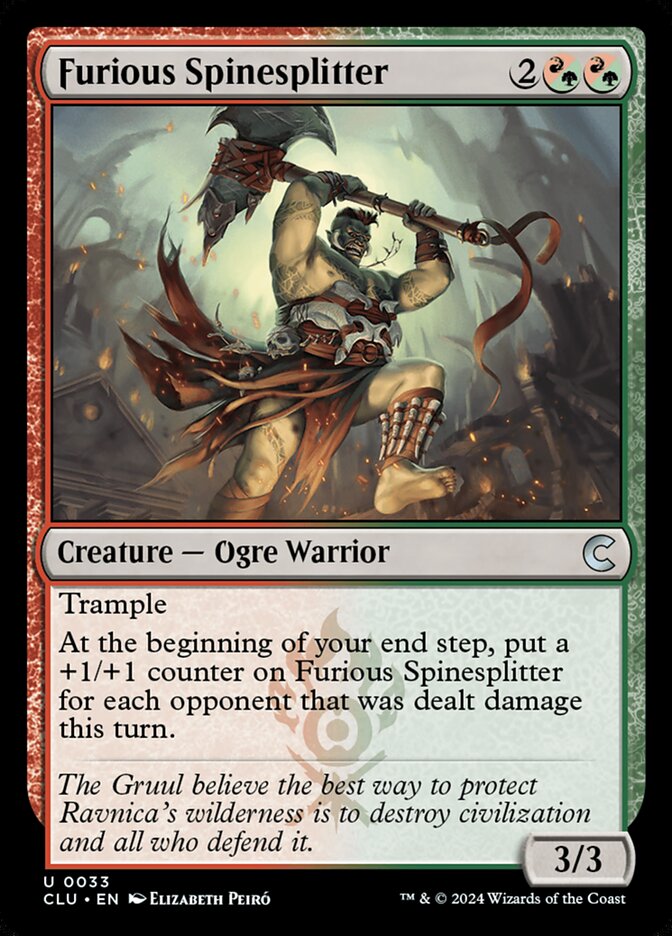 Furious Spinesplitter, Ravnica: Clue Edition · 0033
