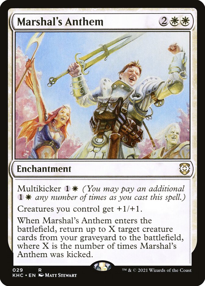Marshal's Anthem, Kaldheim Commander · 029