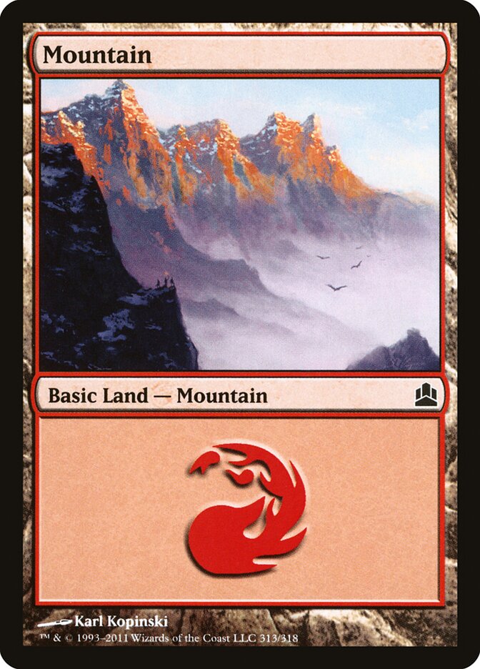 Mountain, Commander 2011 · 313/318