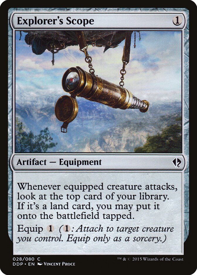 Explorer's Scope, Duel Decks: Zendikar vs. Eldrazi · 028/080
