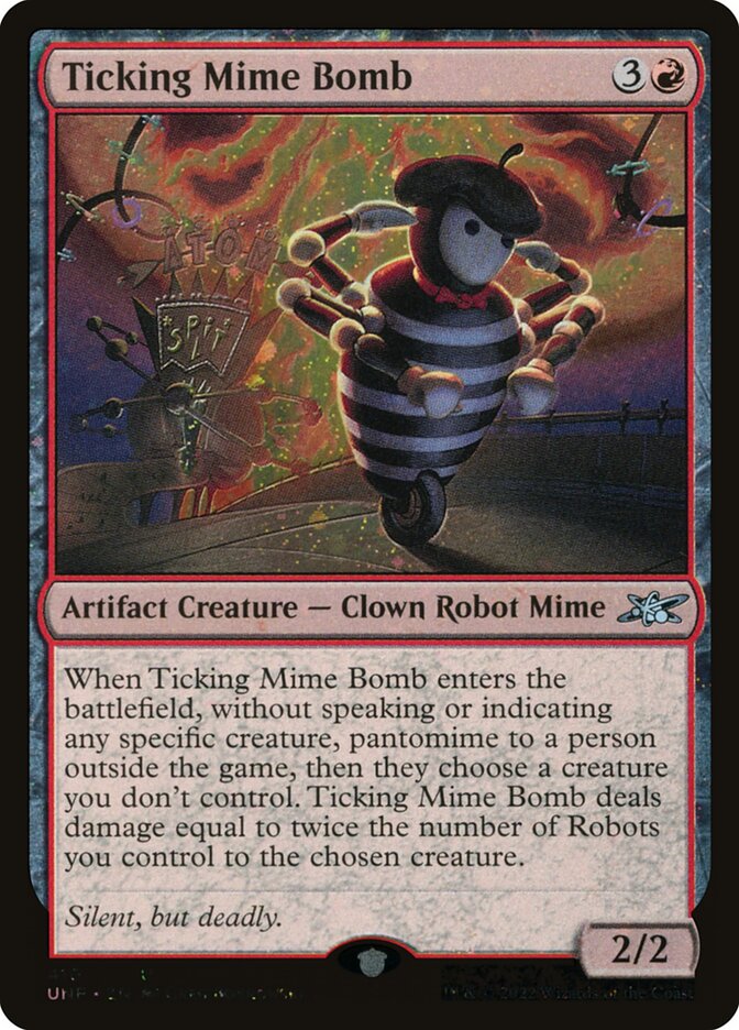 Ticking Mime Bomb, Unfinity · 410