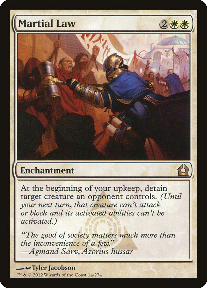 Martial Law, Return to Ravnica · 14/274