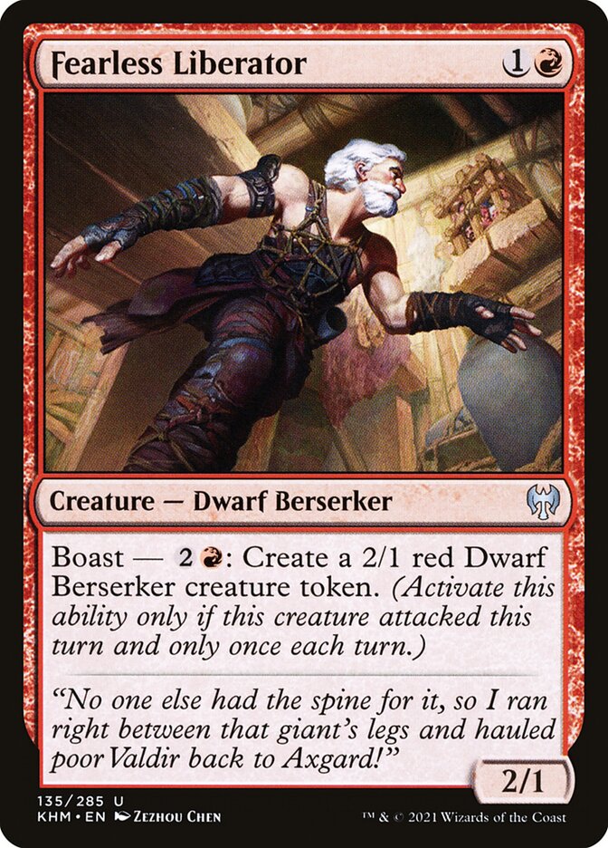 Fearless Liberator, Kaldheim · 135/285
