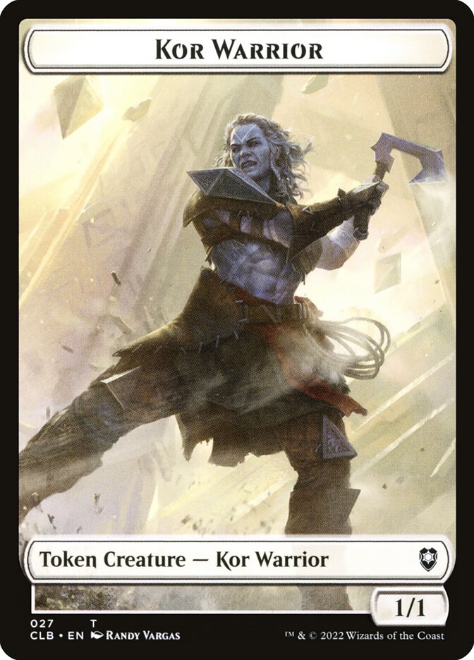 Kor Warrior, Battle for Baldur's Gate Tokens · 027